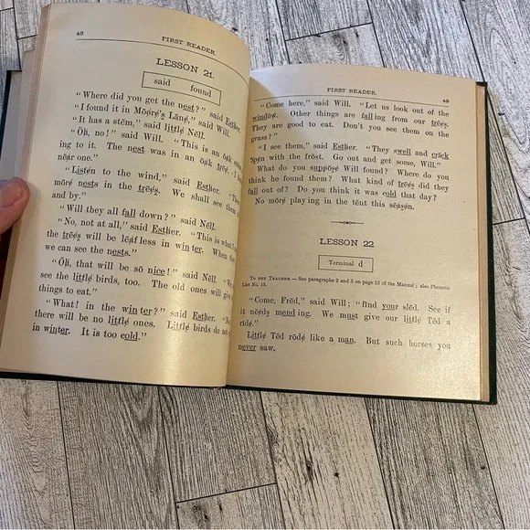 The Rational Method in Reading First Reader, Copyright 1907 by Edward G. Ward - Picture 7 of 7